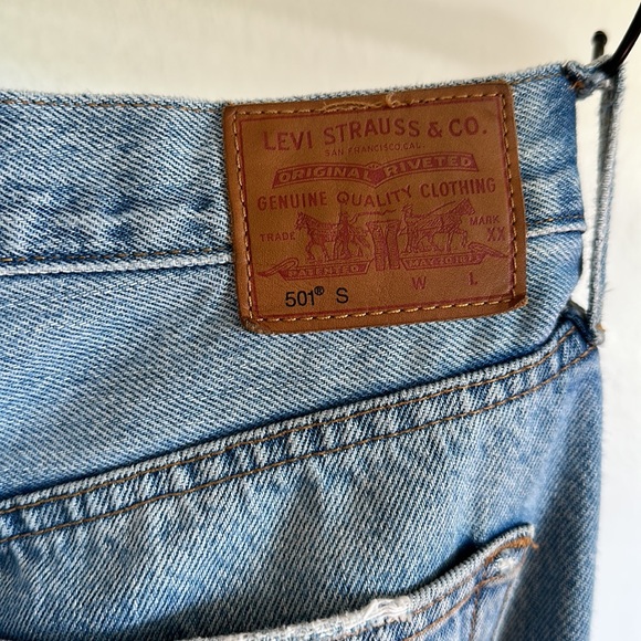 Levi 501 skinny size 27, 28 length - Picture 2 of 7